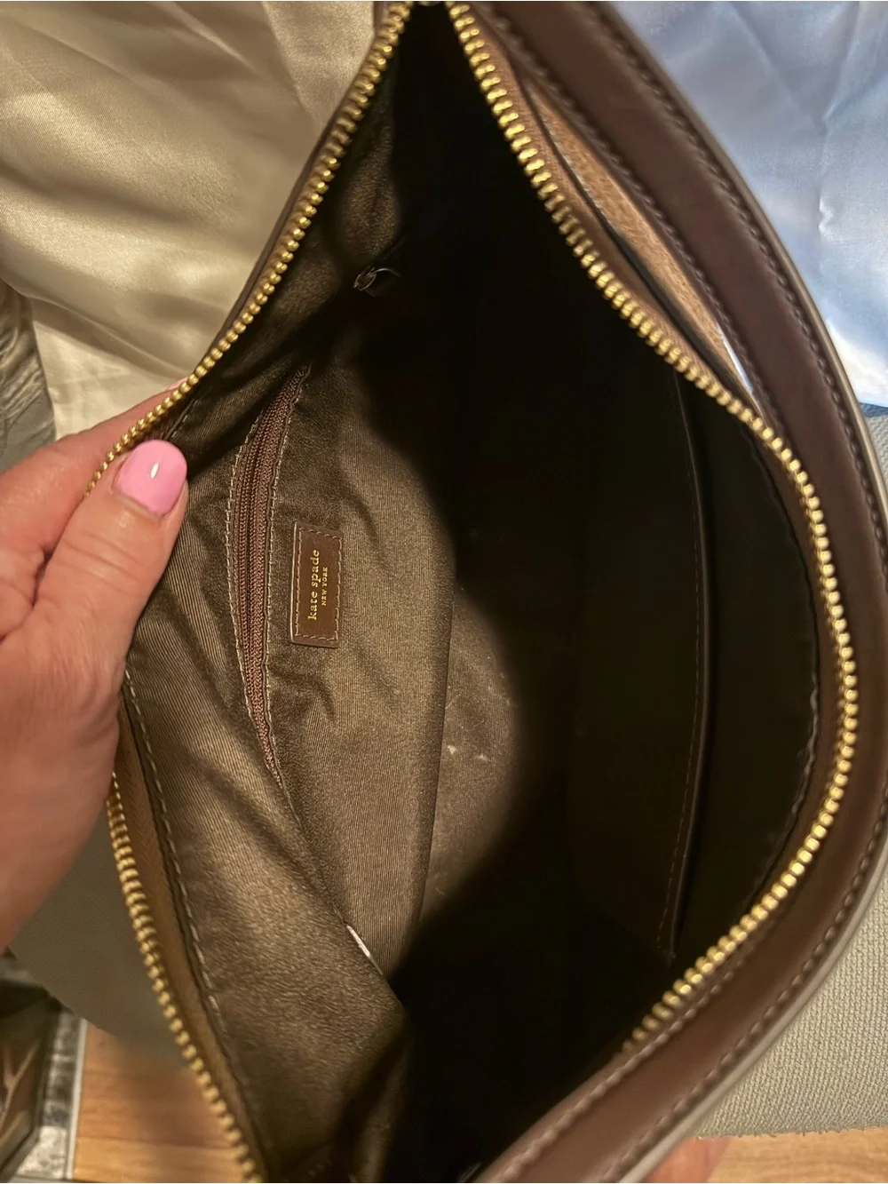 Kate Spade Loop Suede Shoulder Bag